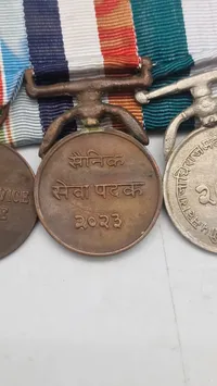 Nepalesisk militær medalje gruppe. Original