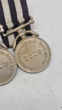 Nepalesisk militær medalje gruppe. Original