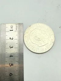 Erindringsmønt 1972 i sølv, 20,5 gram lødighed 0.800
