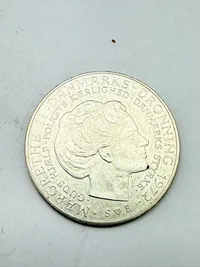 Erindringsmønt 1972 i sølv, 20,5 gram lødighed 0.800