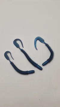 Berkley PowerBait Power Leech softbaits i blå
