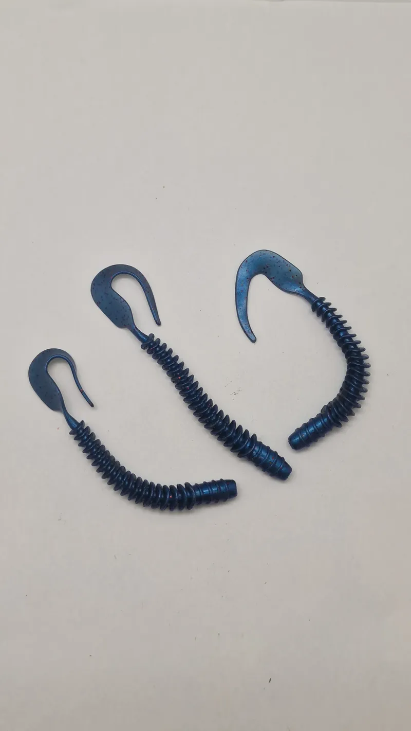 Berkley PowerBait Power Leech softbaits i blå