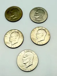Lot amerikanske Eisenhower dollars