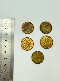 Lot originale victorianske spillepoletter