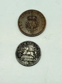 Lot gamle tyske mønter