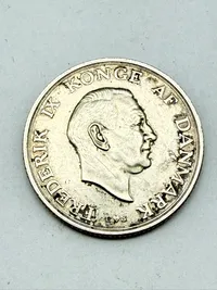 Erindringsmønt i sølv 1958, 15 gram lødighed 0.800