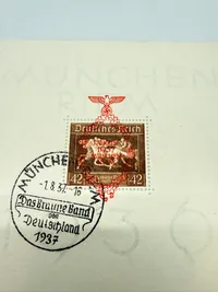 Tysk olympiade frimærke 1936,originalt