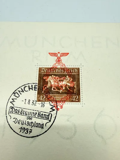 Tysk olympiade frimærke 1936,originalt