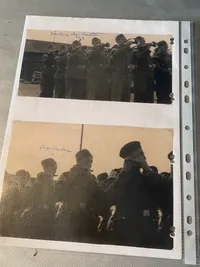 Originalt Frikorps Danmark/reg. 24 kuvert lot Asger Christensen. 
6 tomme SS kuverter og 4 SS Kopi fotos
August 1942-April 1944
