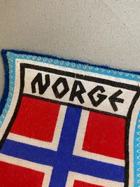 Originalt skjold fra norsk Waffen SS veteranforening