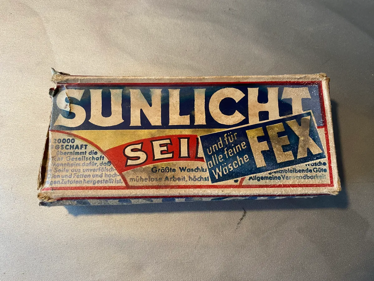 Original tysk ww2 sæbe med indhold