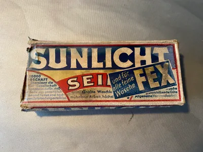 Original tysk ww2 sæbe med indhold