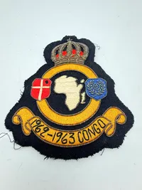 Dansk UN Congo blazer mærke