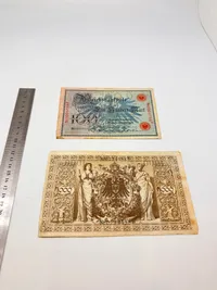 Tyske pengesedler, originale