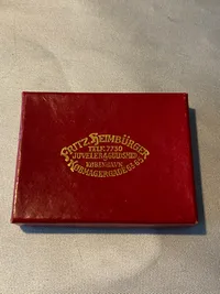 Original Fritz Heimburger æske til bl.a. Schalburg kors