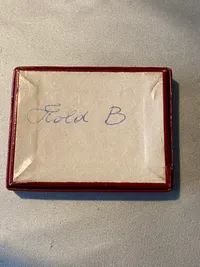 Original Fritz Heimburger æske til bl.a. Schalburg kors