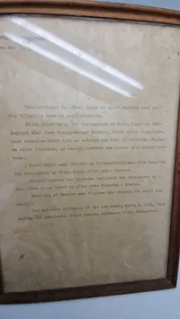 Ældre hygiejnereglement, der beskriver krav til renlighed og håndtering af fødevarer. 3 Feltartilleriregiment