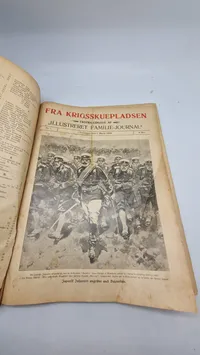 Samling familie journal “Fra krigsskuepladsen” 1904. Indbunden