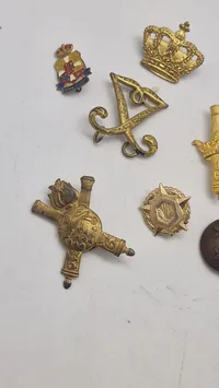 Samling pins mm.