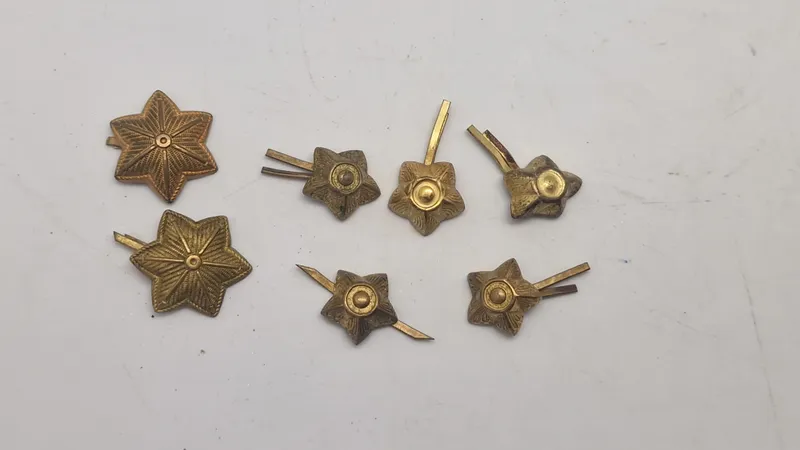 Samling danske rang knapper