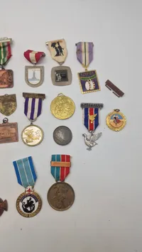 Samling march medaljer