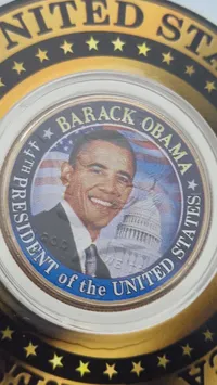 Obama indvielses samlermønt