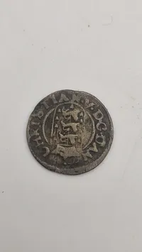 Original 2 skilling danske i sølv 1677