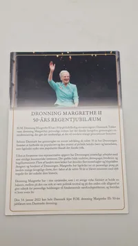 Mønthuset komplet 50 års regentjubilæum møntsæt