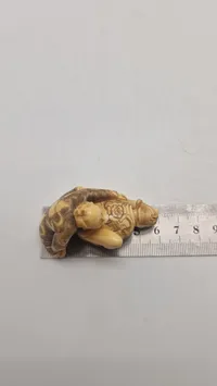 Antik JAPANESE HAND CARVED EROTIC NETSUKE FIGURES EDO / MEIJI PERIODE