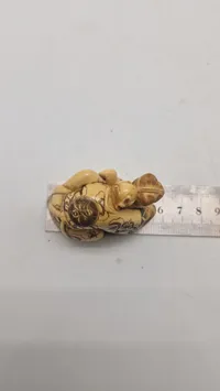 Antik JAPANESE HAND CARVED EROTIC NETSUKE FIGURES EDO / MEIJI PERIODE