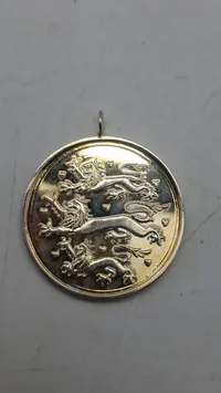Dansk missions medalje i overstørrelse