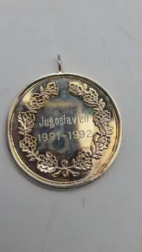 Dansk missions medalje i overstørrelse