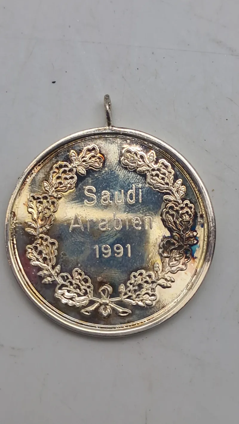 Dansk Missions medalje i overstørrelse