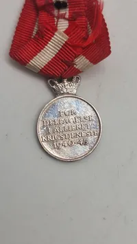 Miniture medalje Allieret krigs tjeneste, sjælden original