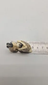 Antik JAPANESE HAND CARVED EROTIC NETSUKE FIGURES EDO / MEIJI PERIODE