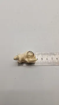 Antik JAPANESE HAND CARVED EROTIC NETSUKE FIGURES EDO / MEIJI PERIODE