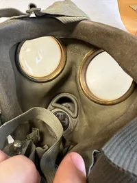 Original Tysk WW2 gasmaske med hylster