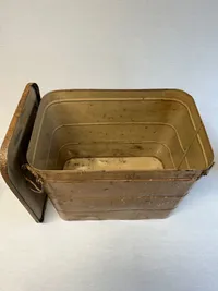 Original Tysk WW2 faldskærmsjæger faldskærm i kasse, silke