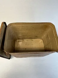 Original Tysk WW2 faldskærmsjæger faldskærm i kasse, silke