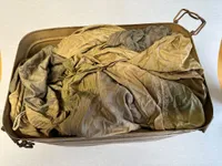Original Tysk WW2 faldskærmsjæger faldskærm i kasse, silke