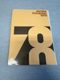 Samling Danske frimærker 1978