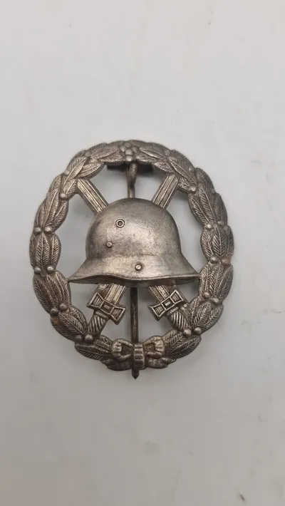 Tysk såret tegn anden klasse WW1, originalt