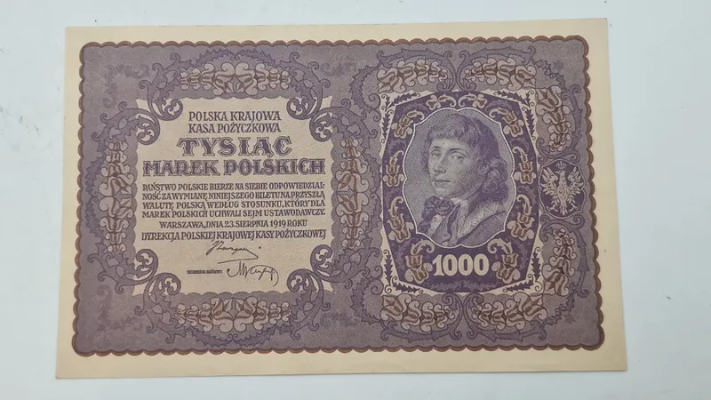 Polsk pengeseddel UNC