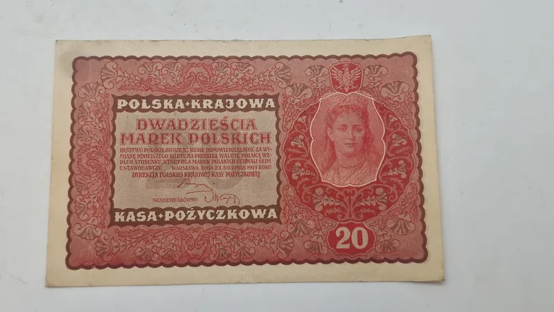 Polsk pengeseddel UNC