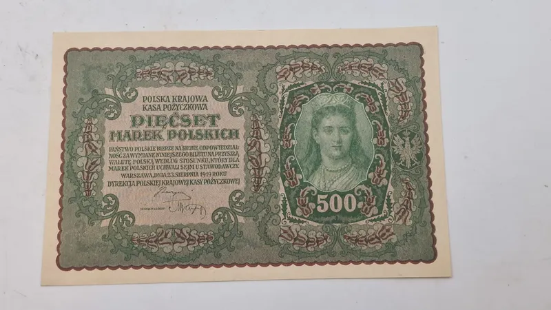 Polsk pengeseddel UNC