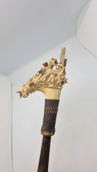 Mandau sword - Borneo Island, Indonesia, original Antik