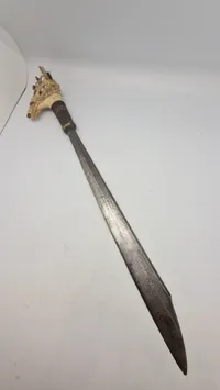 Mandau sword - Borneo Island, Indonesia, original Antik