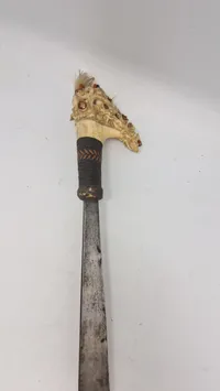Mandau sword - Borneo Island, Indonesia, original Antik