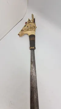 Mandau sword - Borneo Island, Indonesia, original Antik