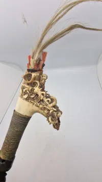 Mandau sword - Borneo Island, Indonesia, original Antik